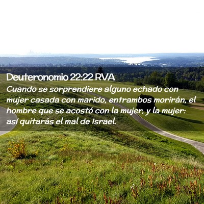 Picture 02 - Deuteronomio 22:22 RVA - Cuando se sorprendiere alguno echado con mujer - Bible Verse Picture
