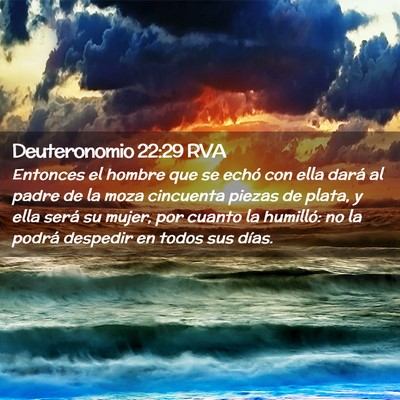 Picture 02 - Deuteronomio 22:29 RVA - Entonces el hombre que se echó con ella dará al - Bible Verse Picture
