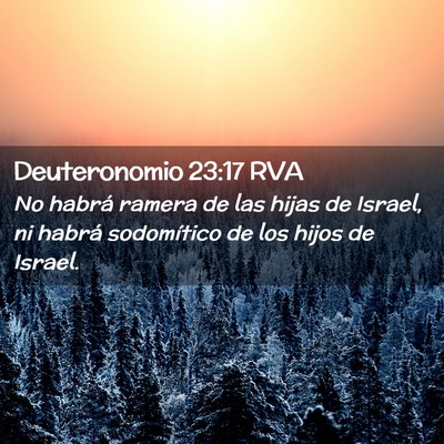 Picture 02 - Deuteronomio 23:17 RVA - No habrá ramera de las hijas de Israel, ni - Bible Verse Picture