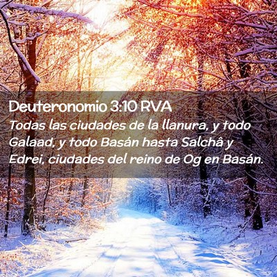 Picture 02 - Deuteronomio 3:10 RVA - Todas las ciudades de la llanura, y todo Galaad, - Bible Verse Picture