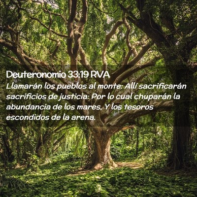 Picture 02 - Deuteronomio 33:19 RVA - Llamarán los pueblos al monte: Allí - Bible Verse Picture