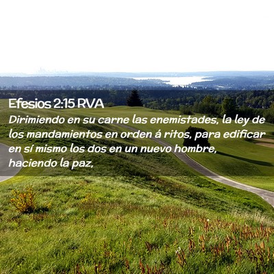 Picture 02 - Efesios 2:15 RVA - Dirimiendo en su carne las enemistades, la ley de - Bible Verse Picture