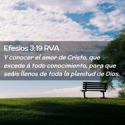 Picture 02 - Efesios 3:19 RVA - Y conocer el amor de Cristo, que excede á todo - Bible Verse Picture