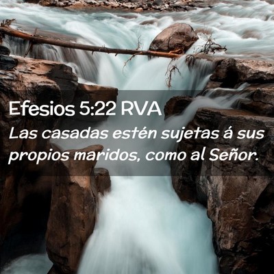 Picture 02 - Efesios 5:22 RVA - Las casadas estén sujetas á sus propios - Bible Verse Picture