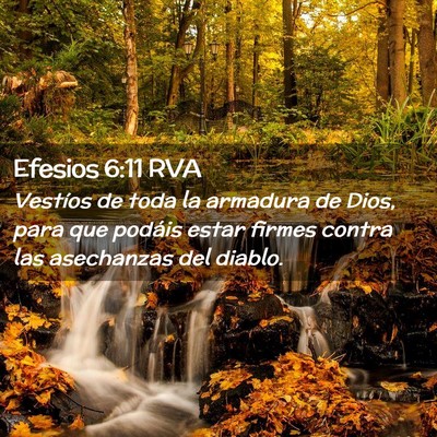 Picture 02 - Efesios 6:11 RVA - Vestíos de toda la armadura de Dios, para que - Bible Verse Picture