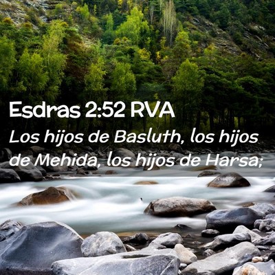 Picture 02 - Esdras 2:52 RVA - Los hijos de Basluth, los hijos de Mehida, los - Bible Verse Picture