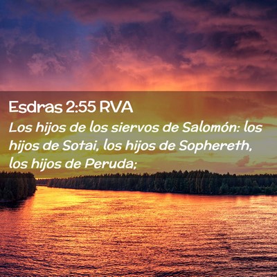 Picture 02 - Esdras 2:55 RVA - Los hijos de los siervos de Salomón: los hijos - Bible Verse Picture