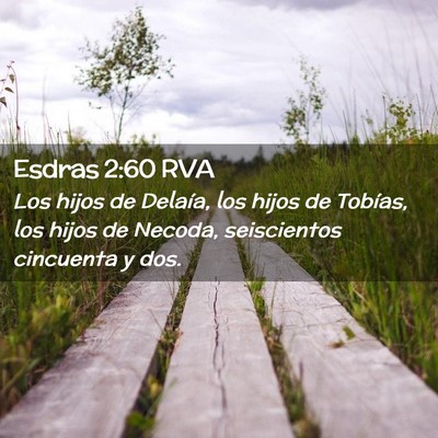 Picture 02 - Esdras 2:60 RVA - Los hijos de Delaía, los hijos de Tobías, los - Bible Verse Picture