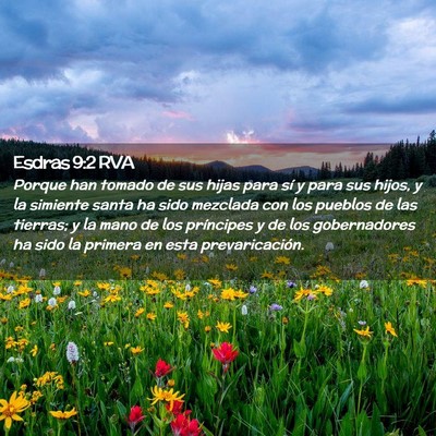 Picture 02 - Esdras 9:2 RVA - Porque han tomado de sus hijas para sí y para - Bible Verse Picture