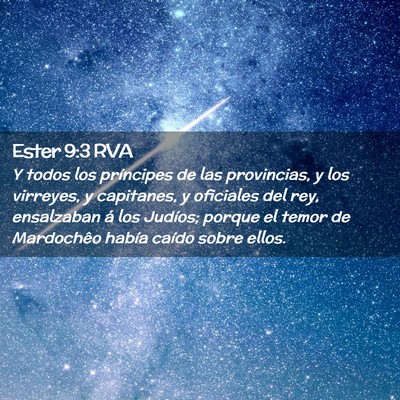 Picture 02 - Ester 9:3 RVA - Y todos los príncipes de las provincias, y los - Bible Verse Picture