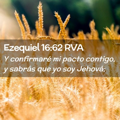 Picture 02 - Ezequiel 16:62 RVA - Y confirmaré mi pacto contigo, y sabrás que yo - Bible Verse Picture