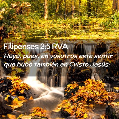 Picture 02 - Filipenses 2:5 RVA - Haya, pues, en vosotros este sentir que hubo - Bible Verse Picture