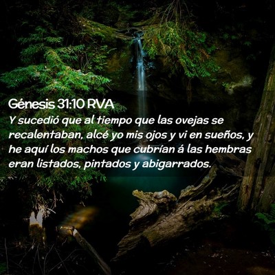 Picture 02 - Génesis 31:10 RVA - Y sucedió que al tiempo que las ovejas se - Bible Verse Picture