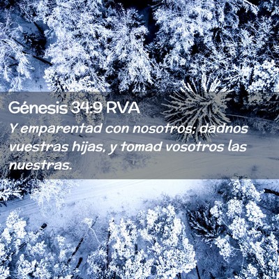 Picture 02 - Génesis 34:9 RVA - Y emparentad con nosotros; dadnos vuestras hijas, - Bible Verse Picture