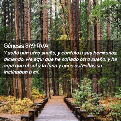 Picture 02 - Génesis 37:9 RVA - Y soñó aún otro sueño, y contólo á sus - Bible Verse Picture