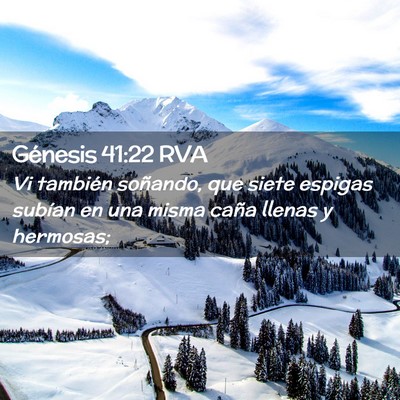 Picture 02 - Génesis 41:22 RVA - Vi también soñando, que siete espigas subían - Bible Verse Picture