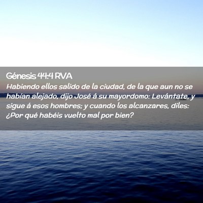 Picture 02 - Génesis 44:4 RVA - Habiendo ellos salido de la ciudad, de la que aun - Bible Verse Picture