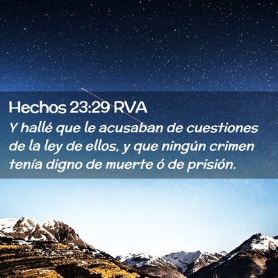 Picture 02 - Hechos 23:29 RVA - Y hallé que le acusaban de cuestiones de la ley - Bible Verse Picture