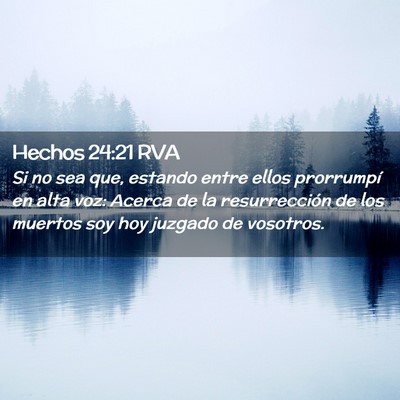 Picture 02 - Hechos 24:21 RVA - Si no sea que, estando entre ellos prorrumpí en - Bible Verse Picture