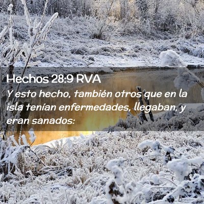 Picture 02 - Hechos 28:9 RVA - Y esto hecho, también otros que en la isla - Bible Verse Picture