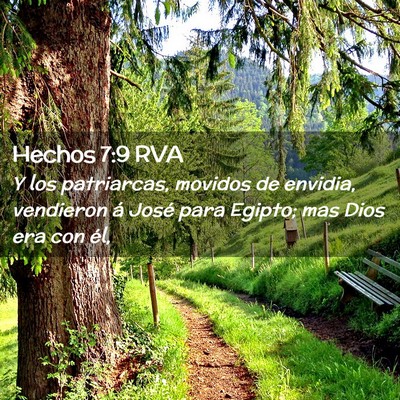 Picture 02 - Hechos 7:9 RVA - Y los patriarcas, movidos de envidia, vendieron - Bible Verse Picture