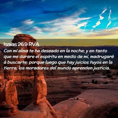 Picture 02 - Isaías 26:9 RVA - Con mi alma te he deseado en la noche; y en tanto - Bible Verse Picture