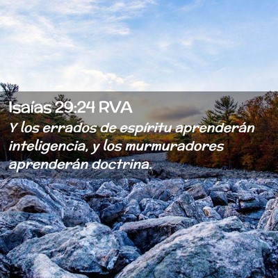 Picture 02 - Isaías 29:24 RVA - Y los errados de espíritu aprenderán - Bible Verse Picture