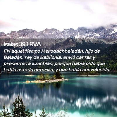 Picture 02 - Isaías 39:1 RVA - EN aquel tiempo Merodachbaladán, hijo de - Bible Verse Picture