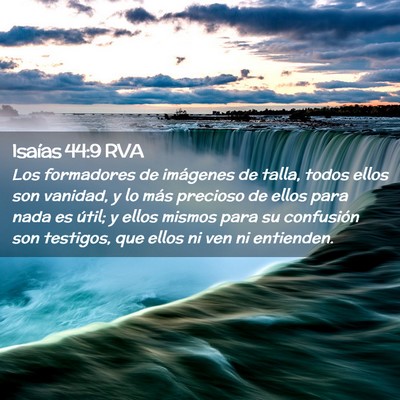 Picture 02 - Isaías 44:9 RVA - Los formadores de imágenes de talla, todos ellos - Bible Verse Picture
