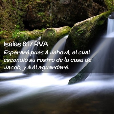 Picture 02 - Isaías 8:17 RVA - Esperaré pues á Jehová, el cual escondió su - Bible Verse Picture