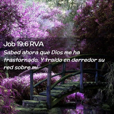 Picture 02 - Job 19:6 RVA - Sabed ahora que Dios me ha trastornado, Y traído - Bible Verse Picture
