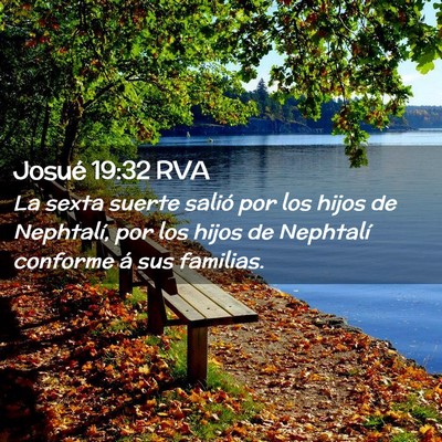 Picture 02 - Josué 19:32 RVA - La sexta suerte salió por los hijos de - Bible Verse Picture