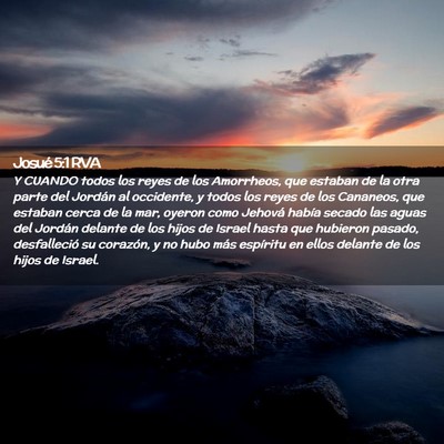 Picture 02 - Josué 5:1 RVA - Y CUANDO todos los reyes de los Amorrheos, que - Bible Verse Picture