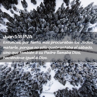 Picture 02 - Juan 5:18 RVA - Entonces, por tanto, más procuraban los Judíos - Bible Verse Picture