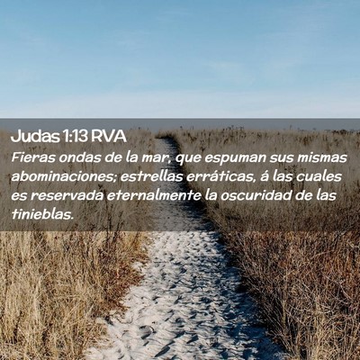 Picture 02 - Judas 1:13 RVA - Fieras ondas de la mar, que espuman sus mismas - Bible Verse Picture