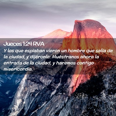 Picture 02 - Jueces 1:24 RVA - Y los que espiaban vieron un hombre que salía de - Bible Verse Picture