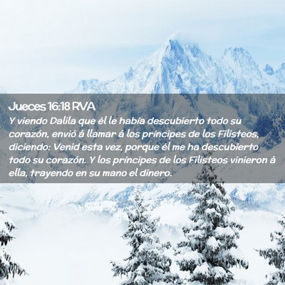Picture 02 - Jueces 16:18 RVA - Y viendo Dalila que él le había descubierto - Bible Verse Picture