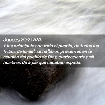 Picture 02 - Jueces 20:2 RVA - Y los principales de todo el pueblo, de todas las - Bible Verse Picture