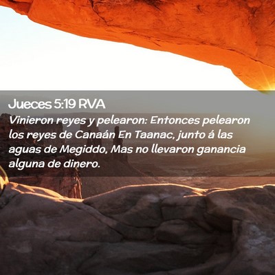 Picture 02 - Jueces 5:19 RVA - Vinieron reyes y pelearon: Entonces pelearon los - Bible Verse Picture