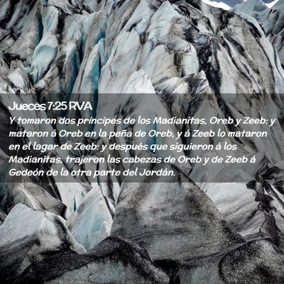 Picture 02 - Jueces 7:25 RVA - Y tomaron dos príncipes de los Madianitas, Oreb - Bible Verse Picture