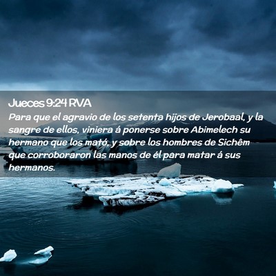 Picture 02 - Jueces 9:24 RVA - Para que el agravio de los setenta hijos de - Bible Verse Picture