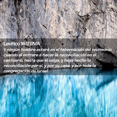 Picture 02 - Levítico 16:17 RVA - Y ningún hombre estará en el tabernáculo del - Bible Verse Picture