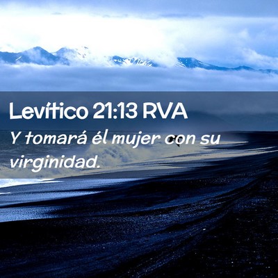 Picture 02 - Levítico 21:13 RVA - Y tomará él mujer con su - Bible Verse Picture