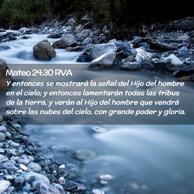 Picture 02 - Mateo 24:30 RVA - Y entonces se mostrará la señal del Hijo del - Bible Verse Picture