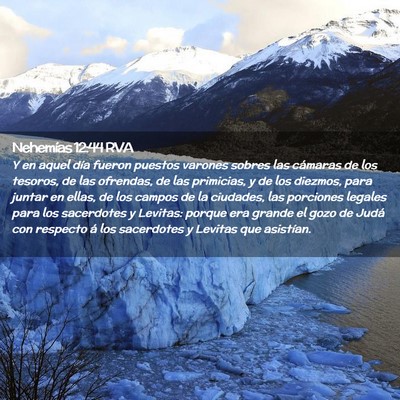 Picture 02 - Nehemías 12:44 RVA - Y en aquel día fueron puestos varones sobres las - Bible Verse Picture
