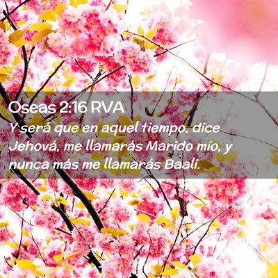 Picture 02 - Oseas 2:16 RVA - Y será que en aquel tiempo, dice Jehová, me - Bible Verse Picture
