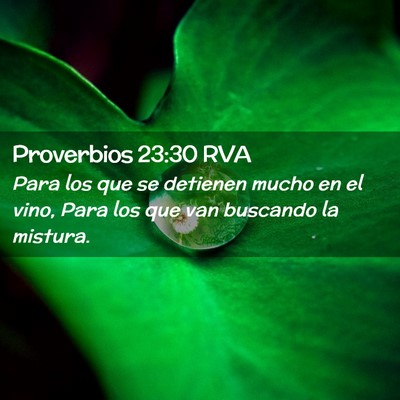 Picture 02 - Proverbios 23:30 RVA - Para los que se detienen mucho en el vino, Para - Bible Verse Picture