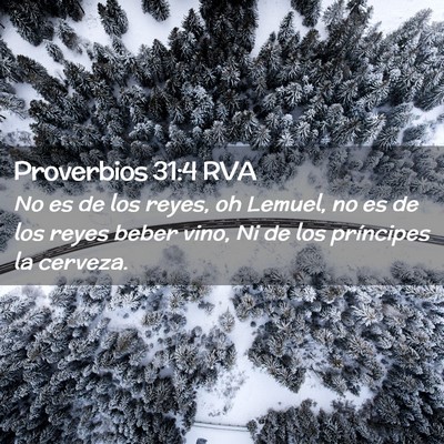 Picture 02 - Proverbios 31:4 RVA - No es de los reyes, oh Lemuel, no es de los reyes - Bible Verse Picture