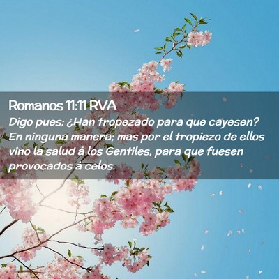 Picture 02 - Romanos 11:11 RVA - Digo pues: ¿Han tropezado para que cayesen? En - Bible Verse Picture