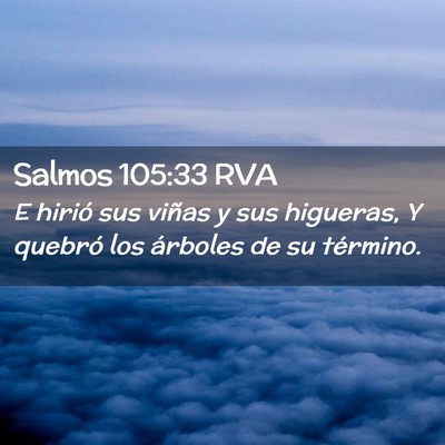 Picture 02 - Salmos 105:33 RVA - E hirió sus viñas y sus higueras, Y quebró los - Bible Verse Picture